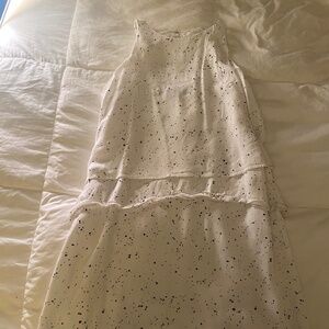 A midi speckled summery dress